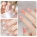 Clear Nail Art Stamper - Double-End Silicone Nail Stamp for DIY French Smile Line Art & Accessories - Buy Online on SooperMarket.com