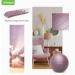 Trideer Nature Themed Exercise Ball for Workout, Stability, Balance, Physical Therapy & Pregnancy - Rosy Morning Glow | 23-26 inches - Buy Online on SooperMarket.com