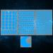Glow Ceiling Stars Blue - Kids Bedroom Decor Wall Stickers - Buy Online on SooperMarket.com