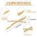 10-Piece Rhinestone X-Shaped Hair Pins | Cute & Shiny Hair Accessories for Women & Girls - 2 Colors - Buy Online on SooperMarket.com