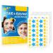 126 PCs Star -shaped pimple patch hydrocolloid pimple patch pimple patch with tea tree oil and salicylic acid pimple patch set and waterproof absorption anti suitable for all skin types blue yellow