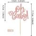 36 Pack Oh Baby Cupcake Toppers Glitter Baby Shower Cupcake Picks for Baby Shower Kids Gender Reveal Theme Party Cake Decorations Supplies Rosegold 1-rose Gold - Buy Online on SooperMarket.com