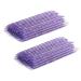 heemeei 200Pcs Nail Stick Cuticle Pusher Tool  Disposable Nail Care Cuticle Pusher Bulk  Crystal Cuticle Pusher for Fingernail  Cleaning Cuticle Stick (Purple)