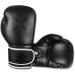FightX Boxing Gloves for Men & Women - Lightweight 16oz MMA Heavy Bag Gloves for Training & Sparring - Full Black Kickboxing Gloves - Buy Online on SooperMarket.com