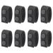 Belt Keepers for Duty Belt Nylon 2 " Wide Security Tactical Web Belt Keepers UIInosoo for Police Equipment Accessories Black 8 Pack