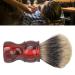 Synthetic Hair Shaving Brush with Red Resin Grip | Barber Salon Tool for Face Hair Cleaning | Best Gifts for Men & Women - Buy Online on SooperMarket.com