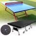 EDIONS Outdoor Table Tennis Table Cover  Waterproof and Dustproof Ping Pong Table Cover Breathable Polyester Protective Cover Can Be Used Indoors and Outdoors. Black onlytable Cover - Buy Online on SooperMarket.com