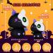 Mewaii 8'' Soft Skeleton Bat Mushroom Pillow Stuffed Animal Plush - Cuddly Black Toy for Kids | 8 Inch Plushie Squishy - Buy Online on SooperMarket.com