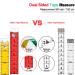 Soft Multicolor Tape Measure Set for Body Sewing and Craft - 60-inch/150-cm Dual Sided Measuring Tape with Snap Button Closure - Buy Online on SooperMarket.com