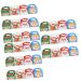 ibasenice 36 Pcs Christmas Muffin Box Christmas Favor Boxes Xmas Goodies Container Holiday Cookie Boxes Christmas Storage Boxes Muffin Container Boxes Dessert Gingerbread House