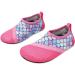 JIASUQI Kids Water Shoes for Beach Pool | Quick Dry Aqua Socks 10.5/11 UK Child - Pink Scale - Buy Online on SooperMarket.com