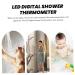 VOSAREA LED Thermometer Shower Head for Babies - Silver Medium | International Shipping Available - Buy Online on SooperMarket.com