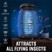 2-in-1 Bug Zapper + Attractant - 4800V Mosquito Killer - Electric Insect Fly Trap - Waterproof Indoor & Outdoor - Bright Light Bulb Lamp for Backyard, Patio, Home - Plug-in - Buy Online on SooperMarket.com