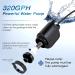 AQQA Electric Aquarium Gravel Cleaner 6-in-1 | 320GPH 20W Automatic Fish Tank Cleaning Tool | Suitable for Water Changes, Sand Washing, and Water Filtration - Buy Online on SooperMarket.com