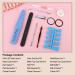 Lavender Violets 48 Gel Polishes UV LED Nail Lamp Kit with Nail Brushes & Top Coats - Q975 Collection - Buy Online on SooperMarket.com