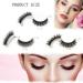 CHNLML Reusable Self-adhesive Eyelashes - Natural Look, No Glue, 3 Pairs | Waterproof Long Style Lashes for Women - Buy Online on SooperMarket.com