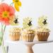 Cyodoos 24Pcs Bee Cupcake Toppers What Will It Bee Cake Decorations for Bee Theme Baby Shower Kids Boys Girls Birthday Party Decoration Supplies Bee5 - Buy Online on SooperMarket.com