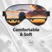 Aircraft Plane at Sunset Print Double-Sided Eye Mask Soft and Light Blocking for Enhancing Sleep Quality - Buy Online on SooperMarket.com