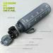 Fulter 1L Sport Water Bottle - BPA Free Non-Slip Grip Perfect for Outdoor Gym & School - Gray - Buy Online on SooperMarket.com