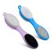 Fangze Pumice Stone Brush for Feet, 2 Pack Foot Brush Scrubber 4 in 1 Pedicure Paddle Kit for Foot Care ( Lilac and Blue)