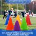 Win SPORTS Training Plastic Traffic Cones Set - 24 Pack 7 Inch Indoor Outdoor Agility Cones - Soccer Sports Equipment for Kids - Buy Online on SooperMarket.com