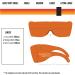 BluBlocker StarShield Fit Over Sunglasses | Scratch Resistant Lens | Blocks 100% Blue Light, UVA & UVB Rays | Retro Style | Gender Neutral | 2355K - Buy Online on SooperMarket.com