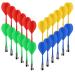 Accmor 36 Pcs Magnetic Darts, Plastic Darts Replacement Dart for Magnet Dartboard, Magnetic Darts for Kids Adults Target Game Toys Red, Blue,Yellow, Green 24