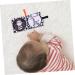 Ibasenice 5-Soft Fabric Book - Early Education Toys for Babies | Black & White Baby Books | Peach Skin Cloth Toys - Buy Online on SooperMarket.com