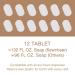 FlowCheer Coconut Foaming Hand Soap Tablet Refills - 12 Pack for 132 fl oz - Soap Fragrance Tablets for Foaming Dispenser - Buy Online on SooperMarket.com