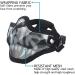 Airsoft Half Lower Face Mask and Goggles Set - Steel Metal Mesh for BB Gun/CS Game/Paintball - Anti-UV Tactical Military Eyewear for Men Women Kids - Buy Online on SooperMarket.com