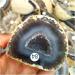 Natural Original Raw Agate Crystal Geode Cutting Hole Feng Shui DecorEnergy Stone Specimen Craft Collectibles Decoration Stone Collection (Size : 150-200g a Piece) - Buy Online on SooperMarket.com