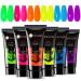 Ur Sugar Polygel Set Neon 6 coly extension nail gel tubes nail extension builder green yellow for nails nail set milling cutter building
