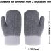 QKURT 3 Pairs Toddler Mittens - Lined Fleece Thermal Kids Gloves for 3-5 Years Old Boys and Girls - Buy Online on SooperMarket.com
