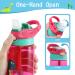 ROISDIYI Kids Water Bottle with Leak-Proof Straw, 16 oz BPA-Free Spout Lid for School - Purple 1 Pack - Buy Online on SooperMarket.com