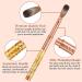 Saviland Size 12 Kolinsky Acrylic Nail Brush - Professional 100% Pure Kolinsky Oval Brush with Golden Handle and Rhinestone Accent - Ideal for Acrylic Application - Nail Art Tool - Buy Online on SooperMarket.com
