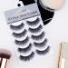 LASHVIEW 3D Faux Eyelashes - Natural Look Wispies, Soft & Reusable | 5 Pair Pack - Buy Online on SooperMarket.com