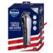Barbasol Rechargeable Hair Clippers Professional & Home Haircut Clippers for Men Rust-Free Low-Heat Ceramic Blades 6 Clipper Guard Combs Adjustable Taper LCD Display Black