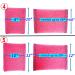4pcs Crochet Tube Top & Tutu Skirt Set for Baby Girls - Hot Pink - 8x10 and 20x25cm - Buy Online on SooperMarket.com
