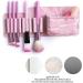 Silicone Wall Mounted Makeup Brush Holder - Brushes Storage Organizer for Bathroom - Mounts to Mirror or Tile - Toothbrush Holder - Buy Online on SooperMarket.com