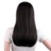 MapofBeauty 20 Flat Bangs Straight Hair Slightly Curled Wig (Black) - 50cm Length | Shop Now - Buy Online on SooperMarket.com