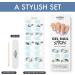 Moyou London Gel Nail Strips - 20 Pc. Gel Wraps with UV Lamp Offer | Palm Springs - Buy Online on SooperMarket.com