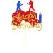 Arthsdite 1Pc Boxing Happy Birthday Cake Topper Boxing Gloves Cake Decorations Sports Birthday Theme Party Cake Decoration Supplies Boxing Cake Topper - Buy Online on SooperMarket.com