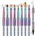 Lanlousy Double-Point Drill Pen Nail Art Acrylic UV Gel Extension Builder Flower Painting Pen Manicure Tool 9 9# - Buy Online on SooperMarket.com