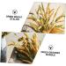 MAGICLULU Simulated Ears of Corn Artificial Wheat Ears Stalks Hand Decor Dry Wheat Grass Fruit Decor Home Decoration Wheat Decoration Wheat Ears Dried Flowers Paddy Iron Ornaments Golden 75.00X12.00X2.00CM - Buy Online on SooperMarket.com