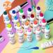 Buy RARJSM Nail Art Gel Liner Set - 24 Colors for Nail Art Design | Soak Off UV LED Curing | Glitter & Creative Painting - Buy Online on SooperMarket.com