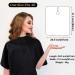 2 Pcs Waterproof Makeup & Hair Cape Set - Salon Barber Bib for Hair Dye & Styling in Black - Buy Online on SooperMarket.com