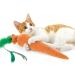 SmartyKat Plush Kicker Toy for Cats & Kittens - Fun & Engaging Play | Multiple Styles Jumbo Kolossal Karrot - Buy Online on SooperMarket.com