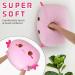 Yamepuia 35CM Axolotl Plush Pillow Toy - Soft Pink Stuffed Animal for Kids Birthday Gifts - Buy Online on SooperMarket.com
