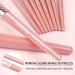 20pcs Professional Makeup Brush Set - Travel Kabuki & Eyeshadow Brushes with Gift Box | Pink Cosmetic Brush Set for Foundation & Concealer - Buy Online on SooperMarket.com