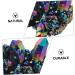 VILLCASE 6 Pcs Colorful Crystal Clusters Fish Decorations for Tank Druzy Geode Natural Stones Gem Display Colorfulx3pcs 3X3CMx3pcs - Buy Online on SooperMarket.com